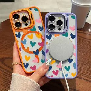 Phone Case - Protective Cover for Apple Iphone 17, 14 Plus, 14 Pro Max, 15, 15 Plus, 15 Pro, 16, 16 Plus, 16 Pro, 17 Pro, 17 Air, And 17 Pro Max. It Features a Transparent Design, Magnetic Shock Resistance, And Is Durable