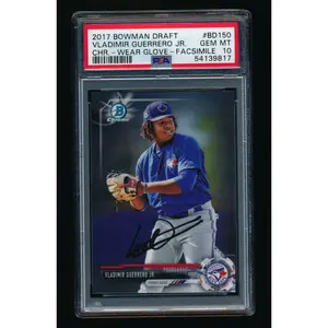 2017 Bowman Chrome Prospects #BD-150 Vladimir Guerrero Jr Facsimile Auto PSA 10!