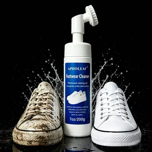 Sneaker & Footwear Foam Cleaner – Quick Water-Free Cleaning, Built-In Brush for Canvas, Leather & Mesh Shoes, Ideal for Home & Outdoor,70oz No-Rinse Shoe Cleaner