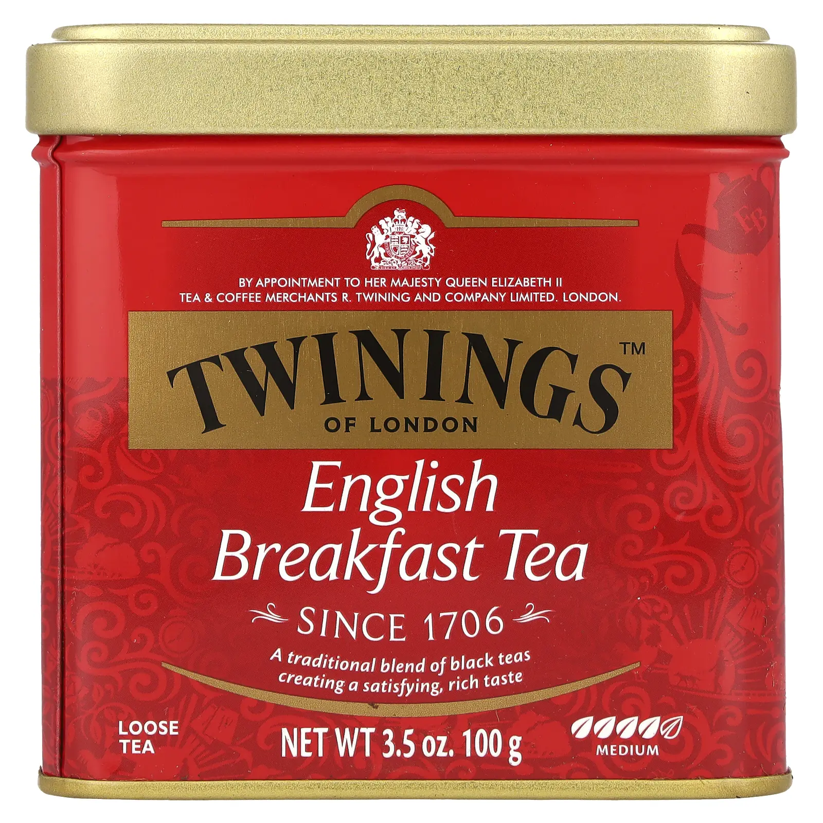 Twinings English Breakfast Loose Tea, 3.5 oz (100 g)