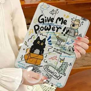 Triple Y-Shape iPad/tablet PC Case with Pen Holder, Scratch Resistant & Elegant Design, Perfect Gift for Parents, Ideal for Work/travel/home