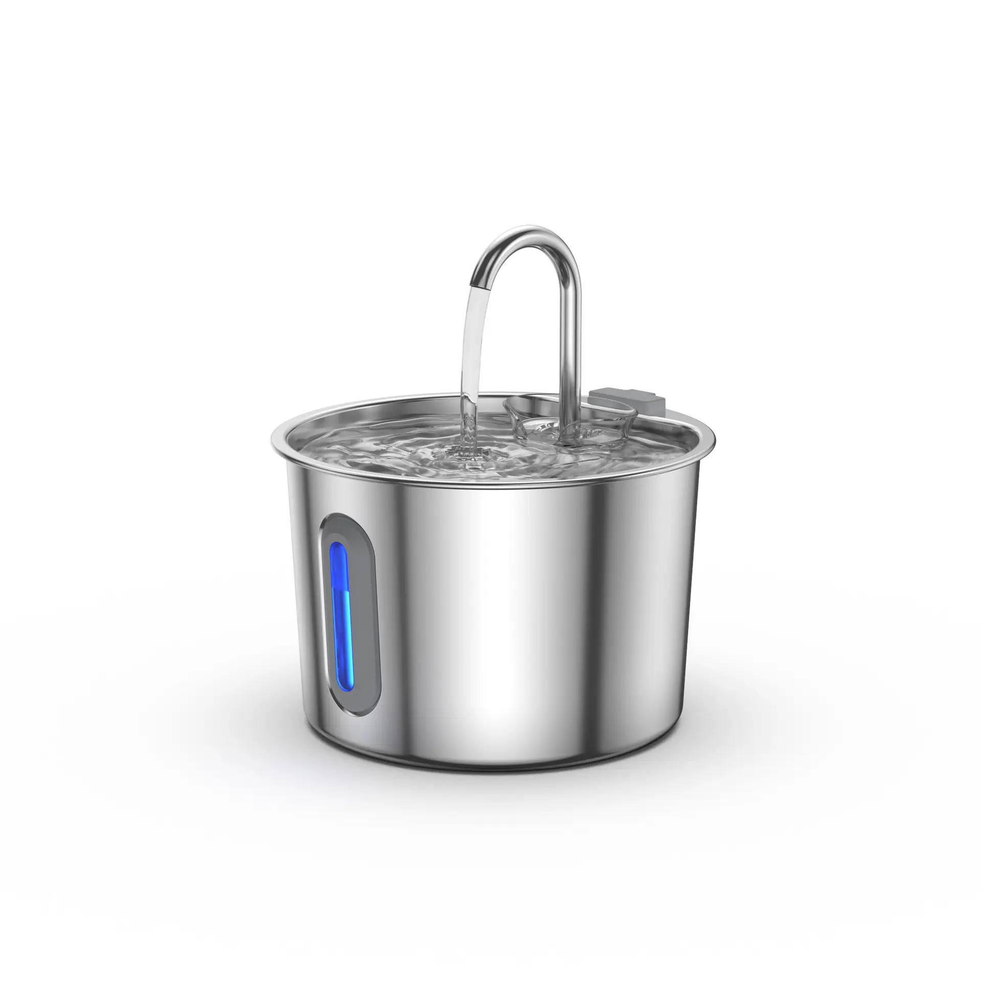 Ultra-Quiet Stainless Steel Pet Fountain  304 food-grade, multi-layer filter, visible water level! Keep them hydrated  #petfountain #dogmom #cathealth #aestheticpets