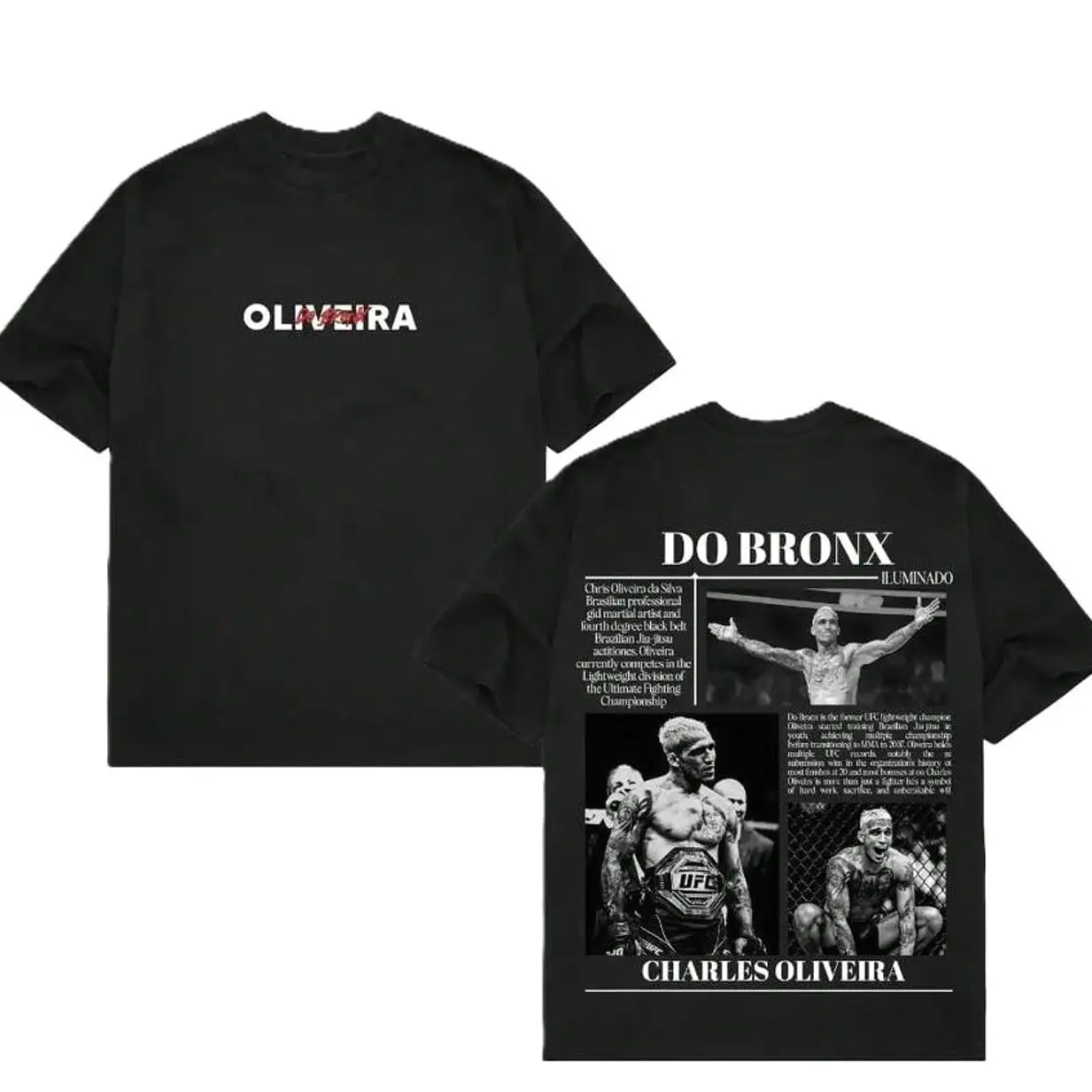 Best-Selling Plus-Size T-Shirt Charles Oliveira 'Do Bronx' T-Shirt, Do Bronx  Fighter T-Shirt,  Fan Graphic Tee, Gift For  MMA Fans, Menswear, Womenswear. The Fabric Is Comfortable, Making It The Best Gift For Friends And Fans. PH001 Q16
