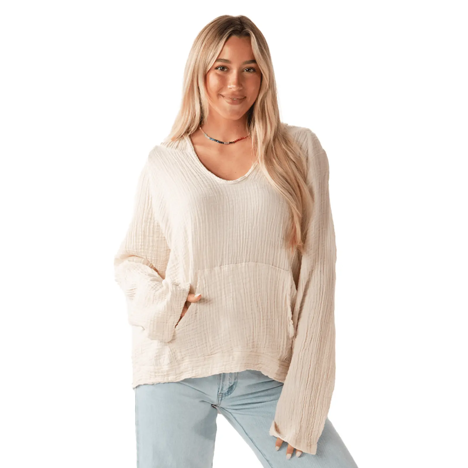 Cream Baja Pullover Cream Baja Pullover