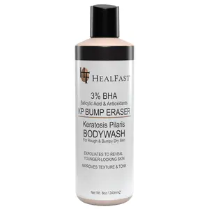 HealFast KP Bump Eraser Body Wash with 3% BHA - Exfoliates & Softens Rough, Bumpy Skin - Keratosis Pilaris Treatment - No Scrubbing Needed - For All Skin Types (8 oz) Skin care products