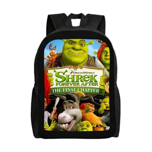 Shrek-Backpacks for Girls, Cute School Backpack, Aesthetic Bookbag for Teens, Lightweight Classic Backpack for Travel, Work, Picnic A-3
