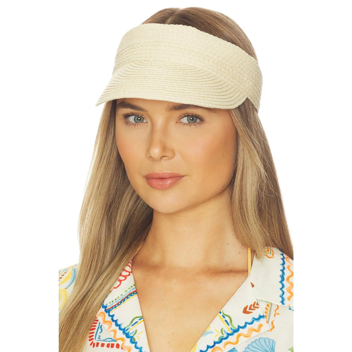 Favorite Daughter The Straw Visor in Natural