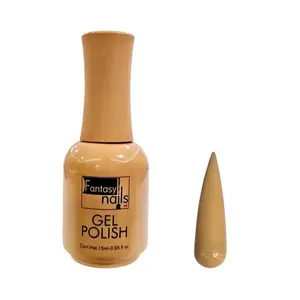 Fantasy Nails Caramelo #40  Gel Polish 15ml - Long-Lasting Nail Color for Maximum Pigmentation