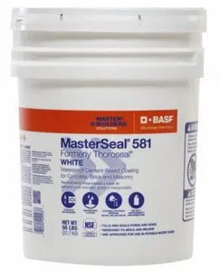 212 MAIN MasterSeal T5010 35 lbs. Cement-Based Pre-Mixed Waterproof Coating for Waterproofing, Concrete/Masonry Applications