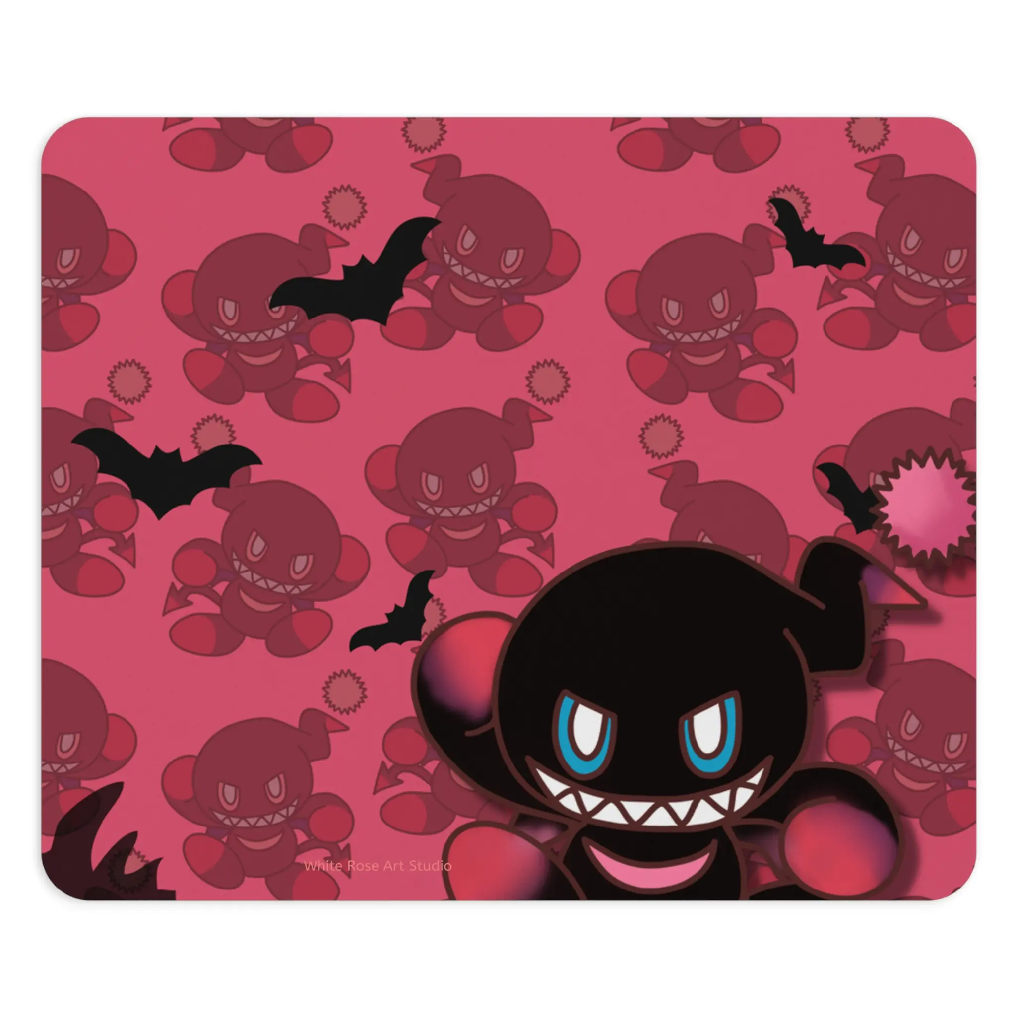 Mouse Pad - Dark Chao from Sonic the Hedgehog, Gaming Desk Accessory, Decorative Mouse Mat, Computer Mousepad, Video Game Lover Gift