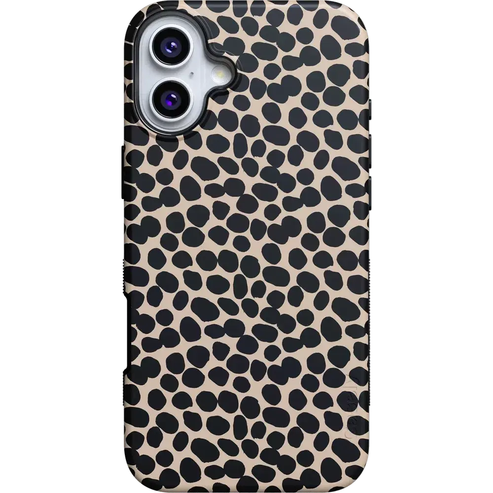 Casely iPhone 16 Case | Lost in Spots | Cheetah Print | Bold Protective Design | Compatible with MagSafe