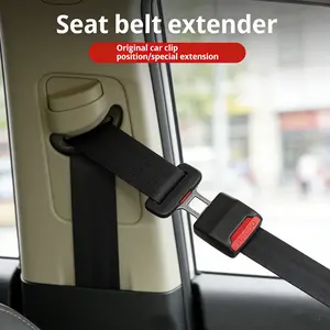 Universal Car Seat Belt Extender Booster for Easy Rear Seat Access Durable ABS Material Most Vehicle Models Auto Parts