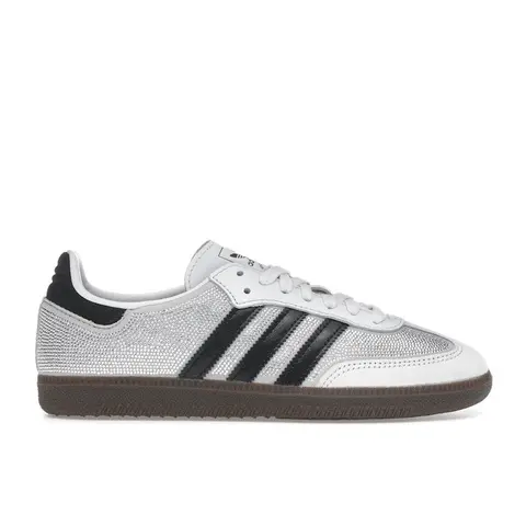 adidas Women's Samba OG Rhinestone Crystal White Silver Shoes, from StockX