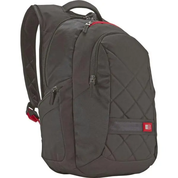 212 MAIN 16-Inch Black Quilted Multi-Functional Bag - PVC-Free Laptop Bag for Travel & Working, Car Interior Decoration Accessory with Roll-Up Strap, Zip Closure, Quilted Bag