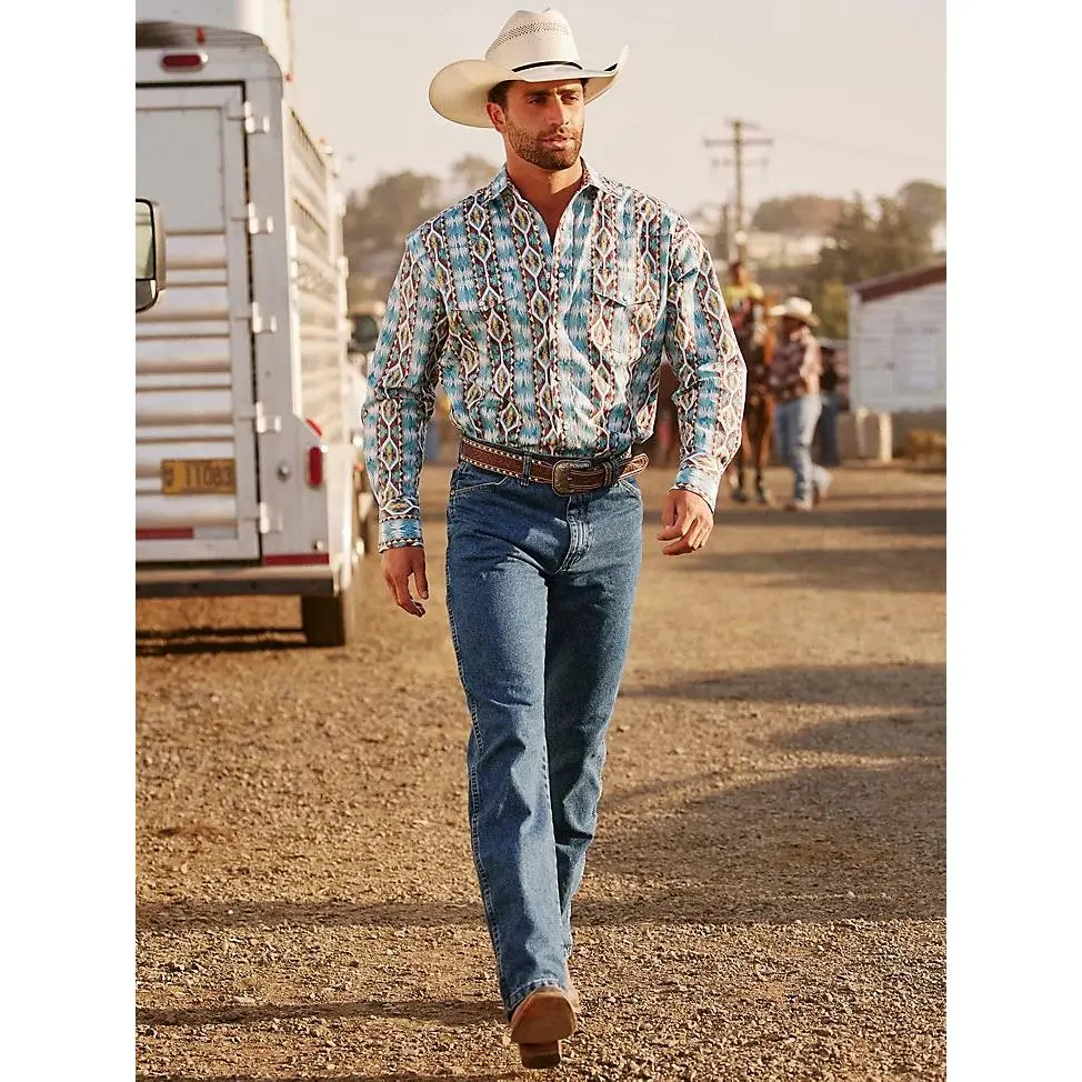 Wrangler Cowboy Cut  Stonewash Original Fit, Cotton, Menswear, Denim