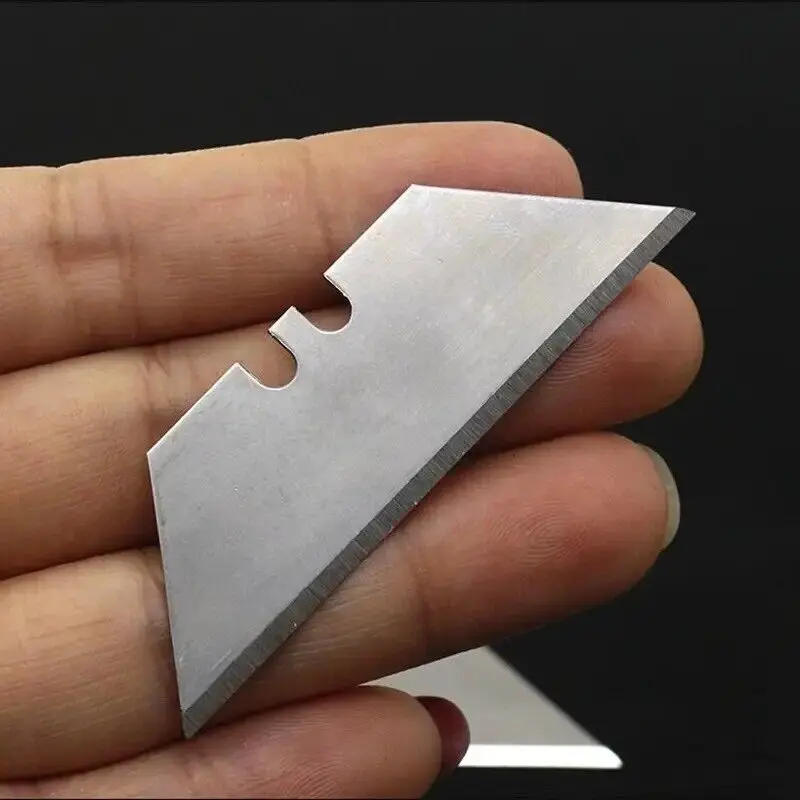 50 Utility Blades Razor Sharp Box Opener Carton Cutter Blades Replacement