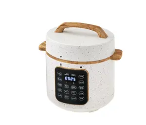 The Pioneer Woman Linen Speckle 6-Quart Pressure Cooker with Touch Control Display