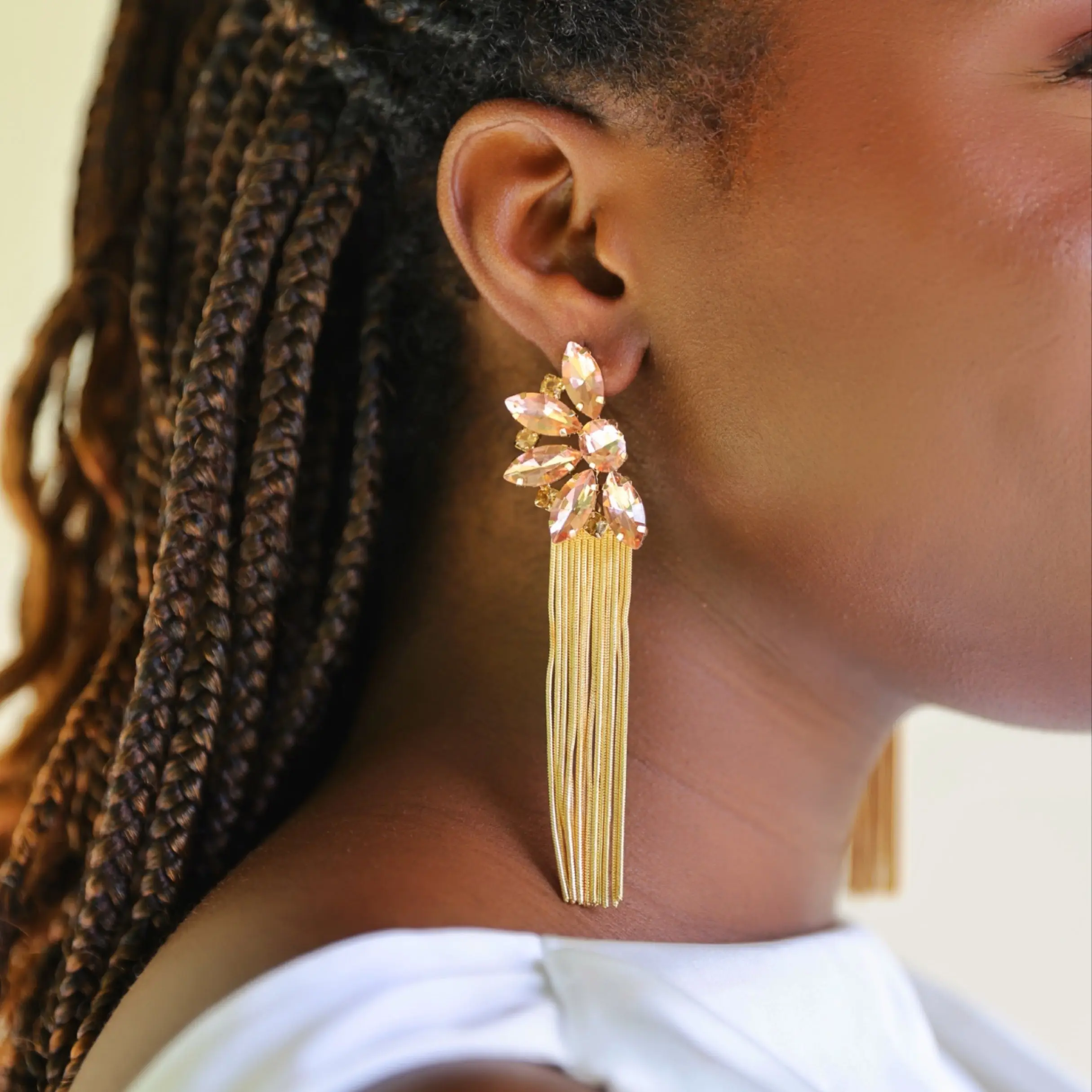 YARONA EARRINGS - Rose Gold
