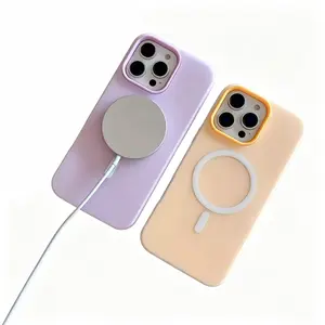 Magsafe Magnetic Colorful Phone Case Cover For iPhone 17 / 16 / 15 / 14 / 13 / Plus / Pro / Pro Max / Shockproof Phonecase Casing iphone 16 pro case phone cases 17 phone case beautiful