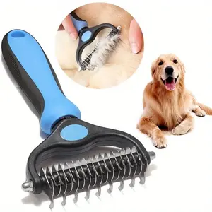 1pc Professional Pet Deshedding Brush Dog Hair Remover Pet Fur Knot Cutter Puppy Cat Comb Brushes Dogs Grooming Shedding Supplies Grooming Accessories Deshedding Tool Grooming Tools