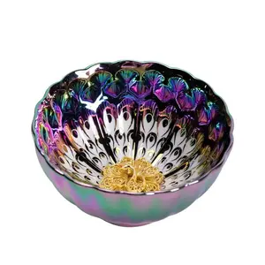 Imperial Peacock Jianzhan Daoist Cup - Rare "Golden Lotus" Kiln-Transformation - Collector's Grade Vintage Fine Art Tea Set Chinese Intangible Cultural Heritage Collection golden dragon