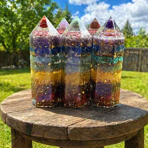 Orgonite Chakra Magic Crystal Tower