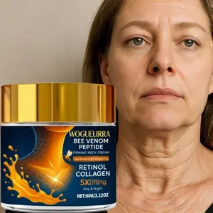 5x Collagen Bee Venom Firming Tightening Neck & Face Cream, Rich in Collagen, Retinol, Niacinamide, Hyaluronic Acid, Suitable for All Skin Types