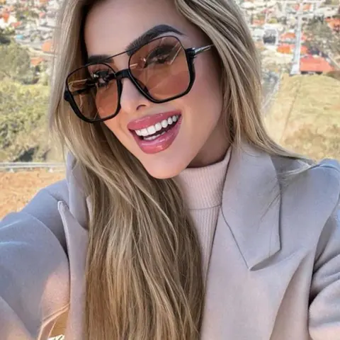 Vintage Geometric Frame Glasses, Trendy Casual Glasses for Women, Fashion Accessories for Everyday Use and Outdoor Activities, Fashionable Frames Glasses, Trendy Shades, Stylish Shades