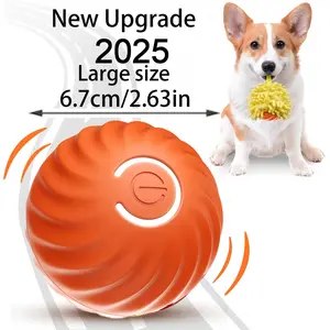 Smart Jumping Ball for Dogs, Automatic Moving Dog Toy, Pet Bounce Ball, Blue, All Breed Sizes, Adult Dogs