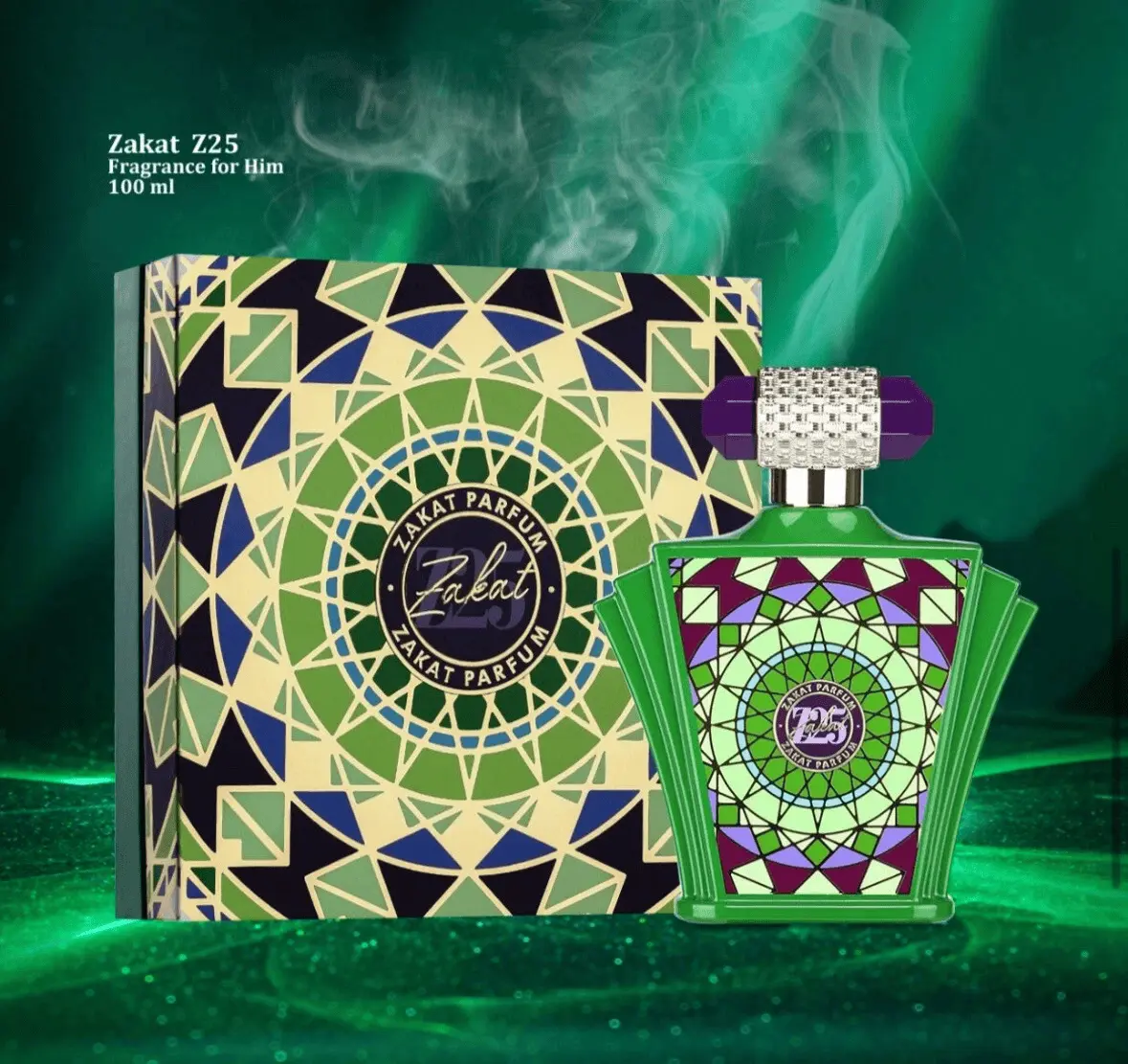 Zakat Z25 EDP Unisex Perfume - Fruity Scent with Violet Leaf & Cranberry Top Notes - 100ml Eau de Parfum for Men & Women