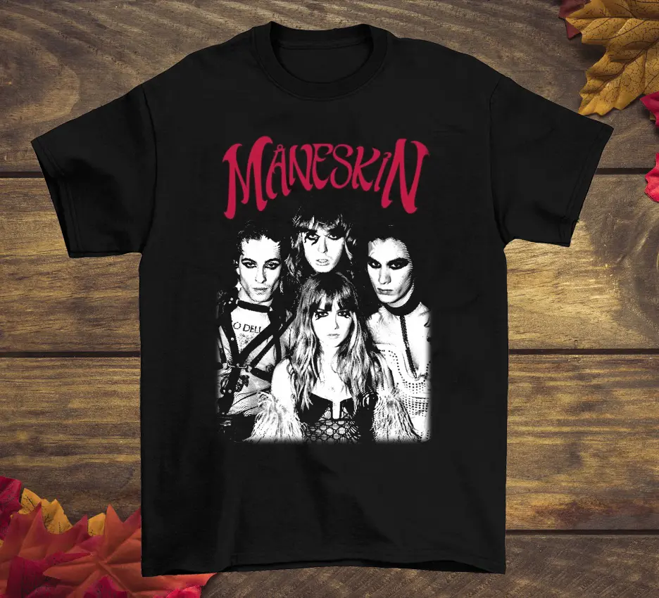 Maneskin Band Music T-Shirt, Gift for Fan, Size S-5XL