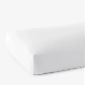 Premium Smooth Supima Cotton Wrinkle-Free Sateen Fitted Bed Sheet - White, Twin XL