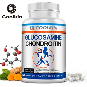 Glucosamine Chondroitin - Helps Promote Joint Health - Improves Joint Mobility - Easy to Swallow - Vegetarian Capsule Supplement