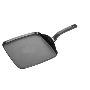Easy Care Nonstick Griddle - 11 Inch Grey Cookware Pan for Healthy Meals - Pans
