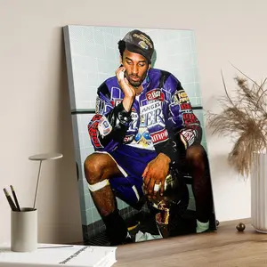 Kobe Basketball Poster Canvas Paintings Poster Home Decor Wall Art，Frame Option,Wall Decor,Prints
