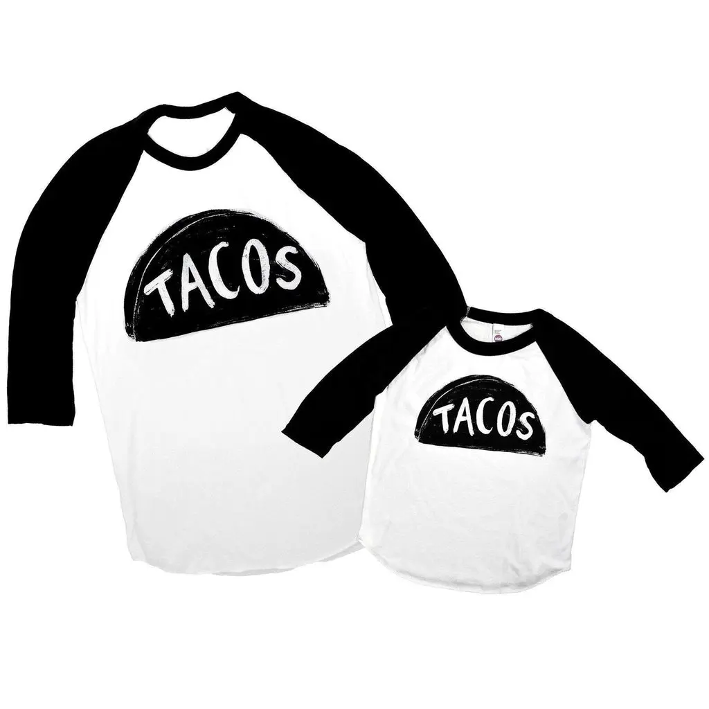 Taco Tuesday Baseball Jersey Matching Family Shirts