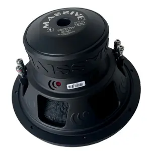 Massive Audio GTX122H 12" 800W RMS Dual 2 Ohm Subwoofer with Heavy Gauge Steel Basket & High Flux Magnets for Deep Bass Compact Custom