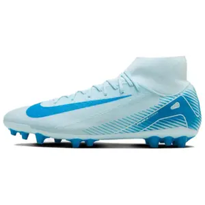 Nike Mercurial Superfly 10 Men's Blue Artificial Turf Football Shoes with Fabric Comfort Trending Shoes, House White Official Shoes to Get / Maison Mihara