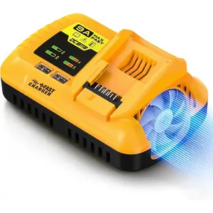 ?210W?   Charger for  20V MAX/60V Lithium-  | 9 Amp Rapid Cargador with Cooling Fan & LED  60  DCB118 Power Tool De Bateria Cargador Carga Rapida Station