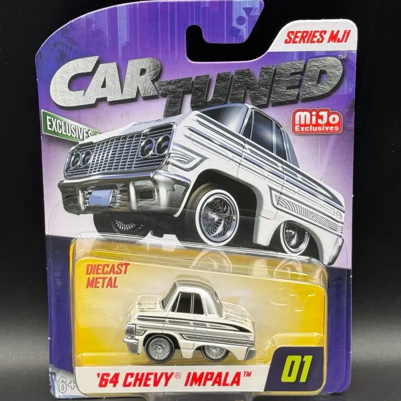 Car Tuned MiJo Exclusives 64 Chevy Impala - White - Series MJ1 - #01 - Limited Edition