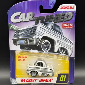 Car Tuned MiJo Exclusives 64 Chevy Impala - White - Series MJ1 - #01 - Limited Edition