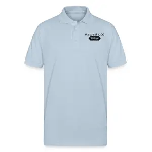 Classic Vintage Men's Polo Shirt - Quick Dry Performance Short Sleeve Pique Jersey Golf Work Shirt - Collar