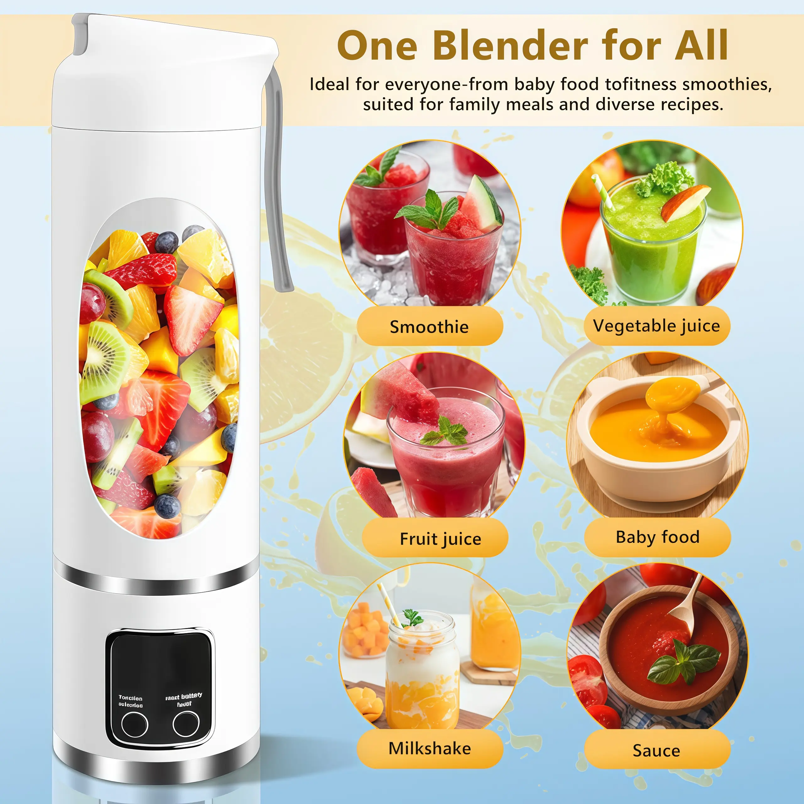 1300 mAh White * 12 Blades