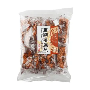 MINCHER Taiwanese Brown Sugar Honey Twists 250g - Crispy & Chewy Traditional Snack