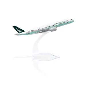 Airbus A350 Cathay Pacific model, 1:400 scale, metal