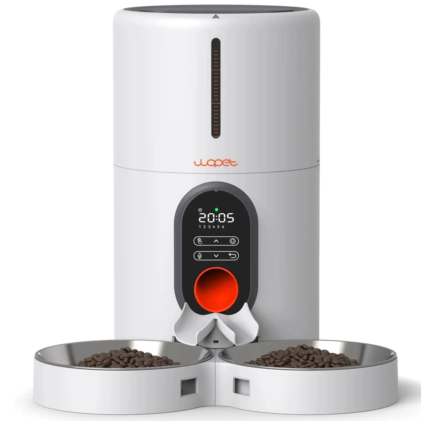 Automatic 4L Dual Bowl Feeder with Voice Recording – Ideal for Small Pets