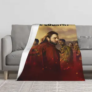 This Fire Country S3 Personalized Flannel Blanket, Figure Print Blanket, Soft and Warm Blanket for Sofa, Bed, Travel, Camping, Living Room, Office - Personalized Print, Available All Year Round, Machine Washable, Holiday Gift