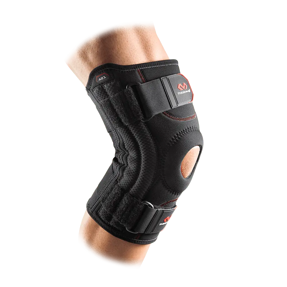 McDavid Knee Brace, Patellar Knee Support with Reinforced Spring Steel Stays - Open 360° Padded Buttress for Comfort & Customization, Patellar Knee Brace