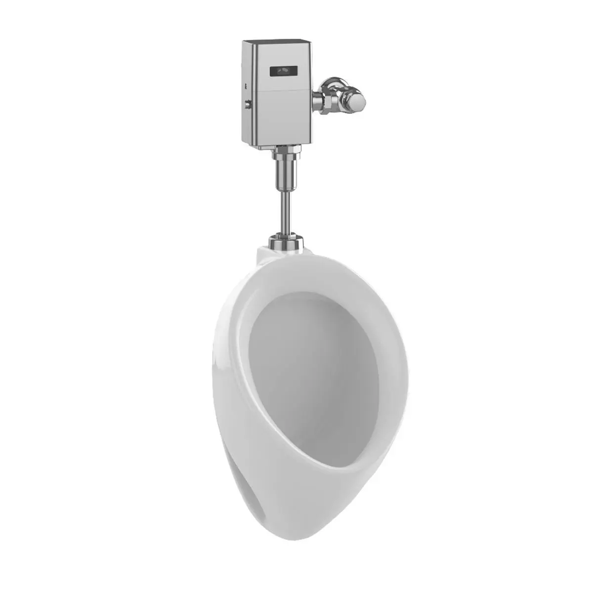 212 MAIN UT104E-01 Cotton White Porcelain Bathroom Urinal - 0.5 GPF Bathroom Fixture for Home Improvement, 0.5 Gpf Urinal
