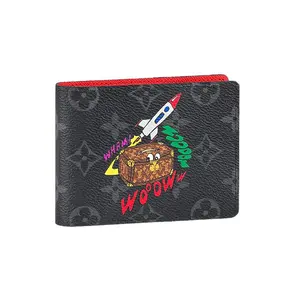 Louis Vuitton Holiday Collection Graffiti-Print Monogram Canvas Wallet for Men